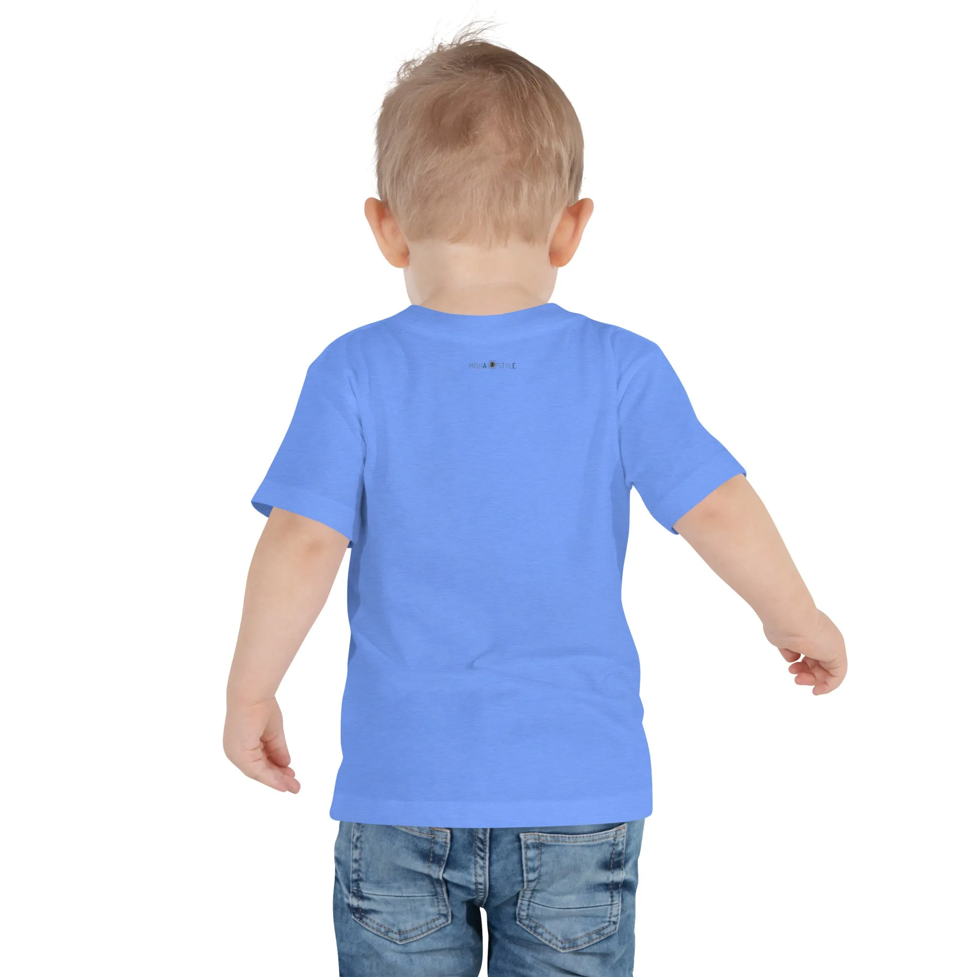 Little Whale Toddler Heather Columbia blue T-Shirt