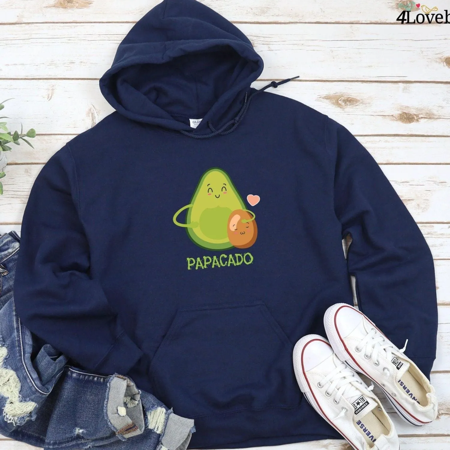 Mamacado & Papacado Matching Set - Eye-Catching Pregnancy Announcement Outfit, Baby Shower Gift