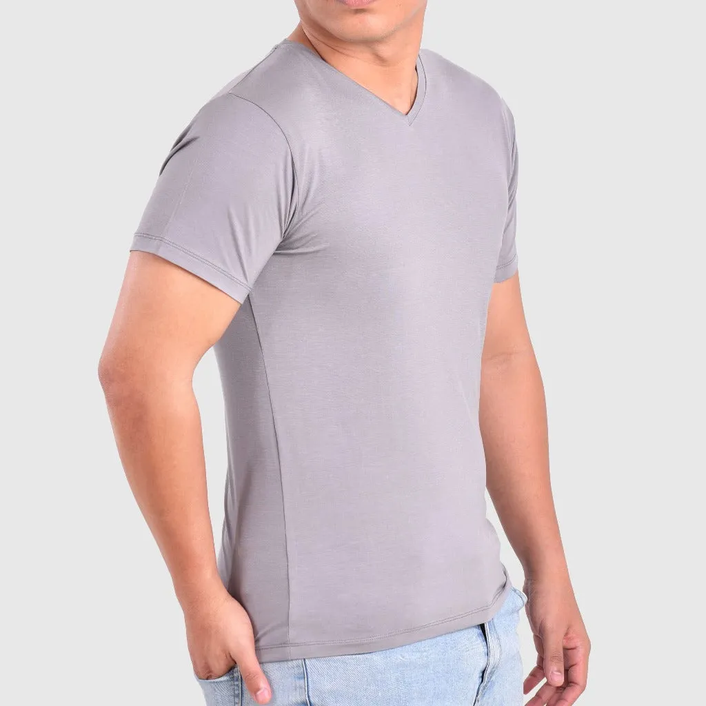 Men’s Bamboo Vee Neck T-Shirt - Essential Range