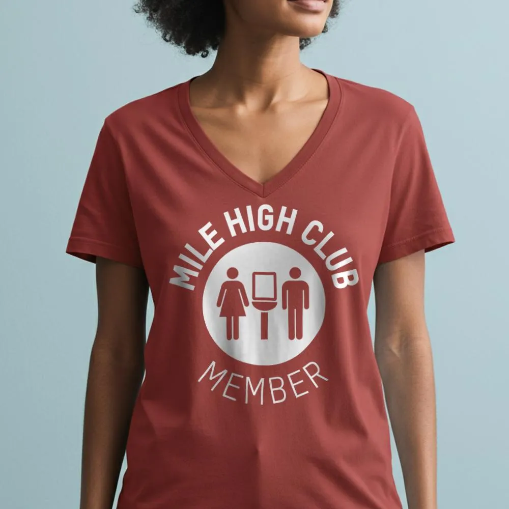 Mile High Club - Women's V-Neck T-Shirt