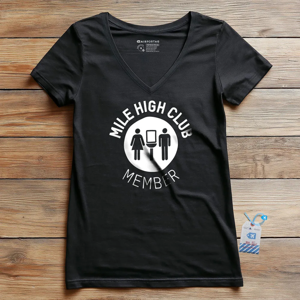 Mile High Club - Women's V-Neck T-Shirt