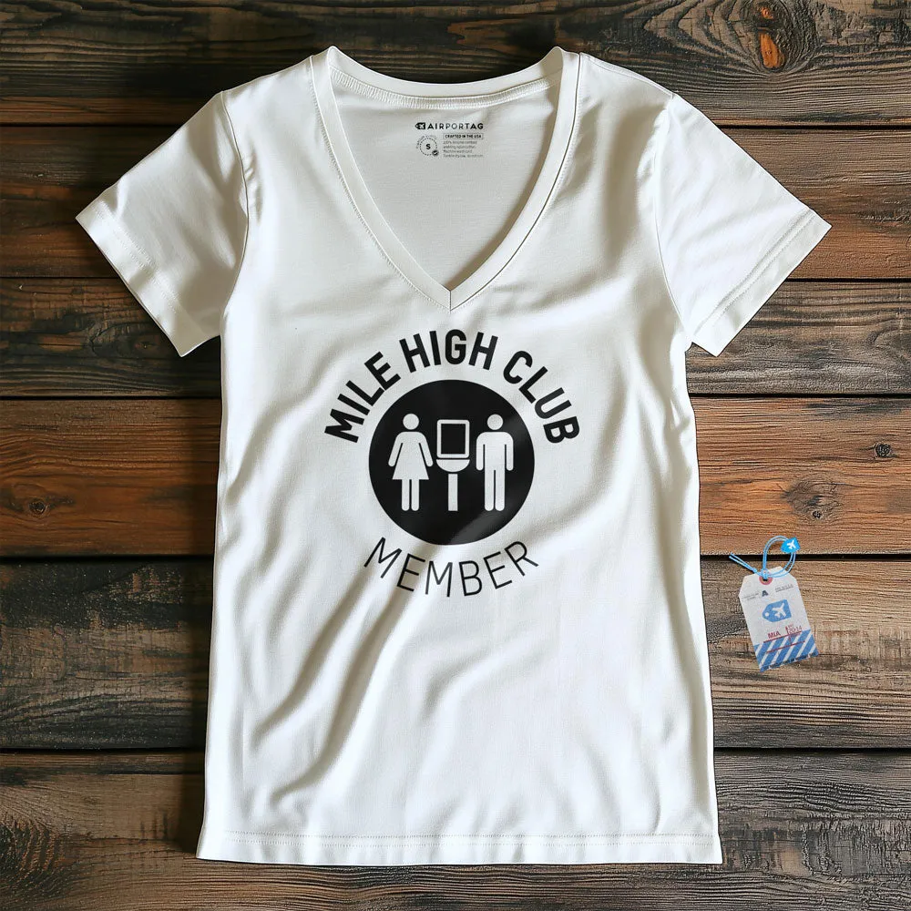 Mile High Club - Women's V-Neck T-Shirt