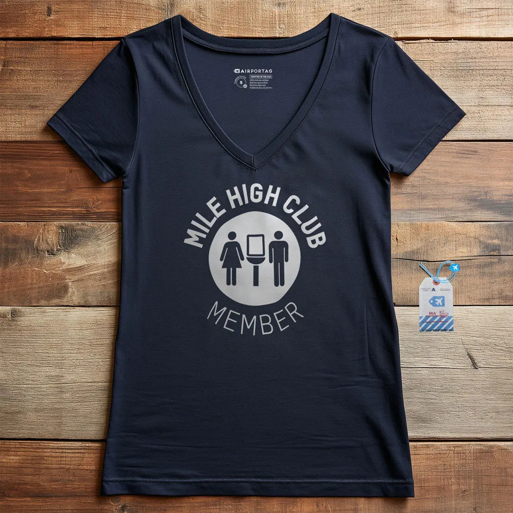 Mile High Club - Women's V-Neck T-Shirt