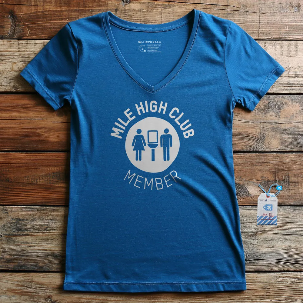 Mile High Club - Women's V-Neck T-Shirt