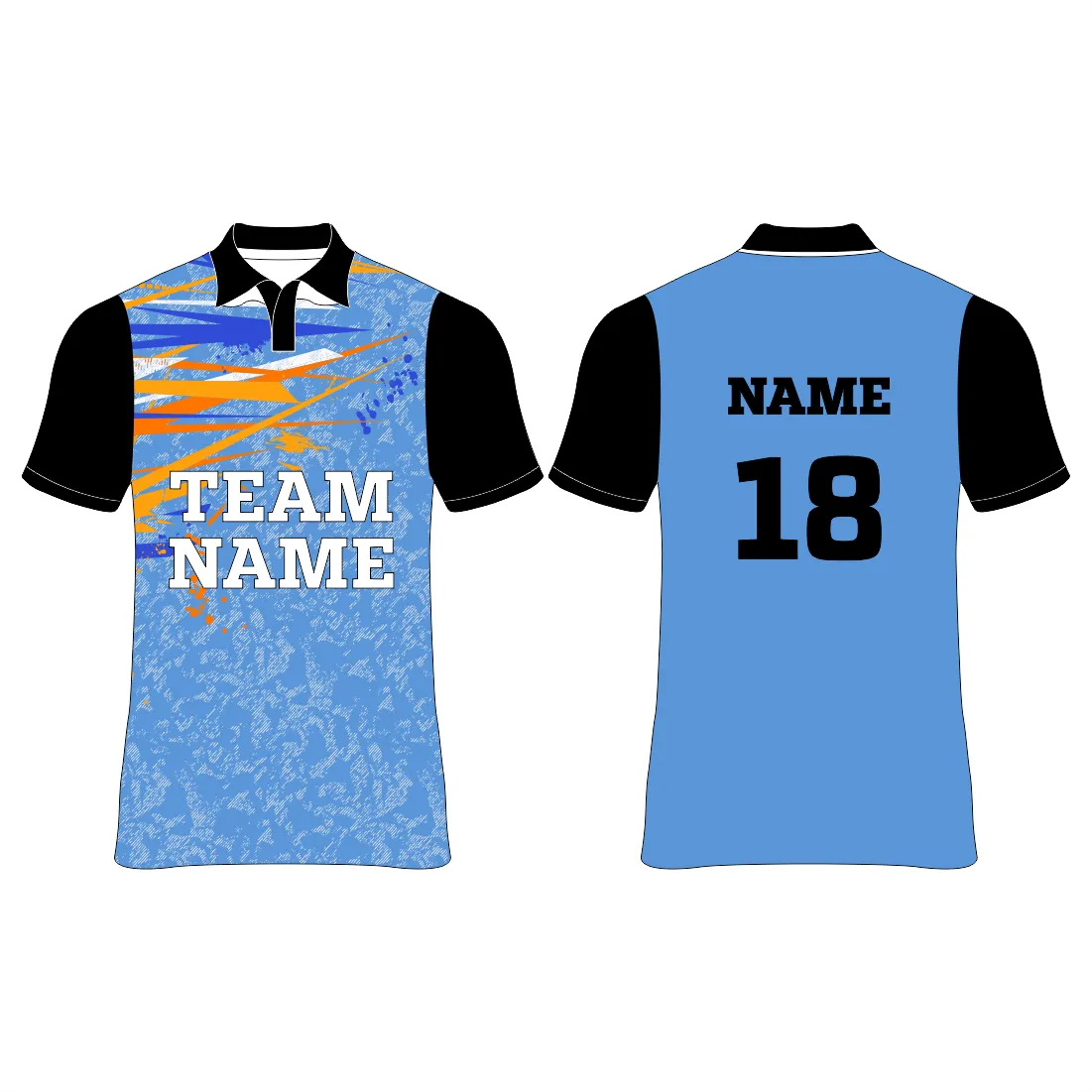 NEXT PRINT All Over Printed Customized Sublimation T-Shirt Unisex Sports Jersey Player Name & Number, Team Name NP0080024