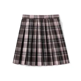 [Pink Dawn] JK vintage plaid uniform skirt