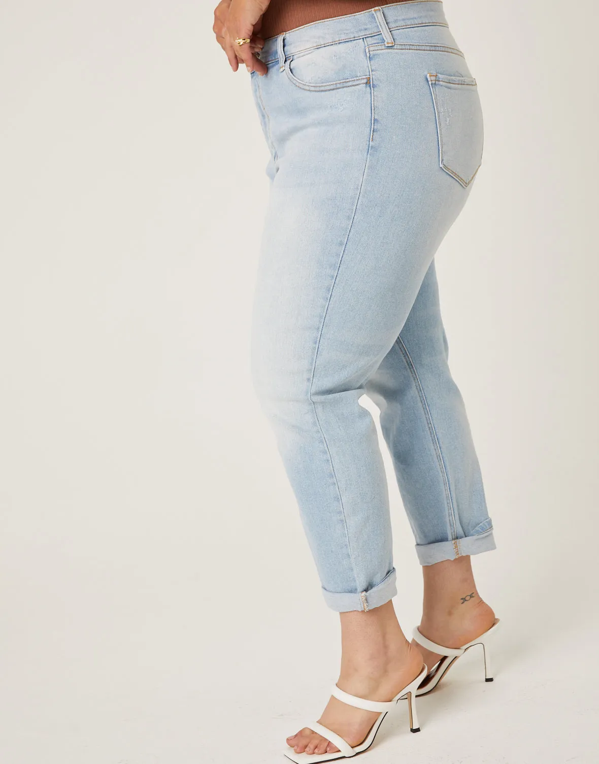 Plus Size Classic Mom Jeans