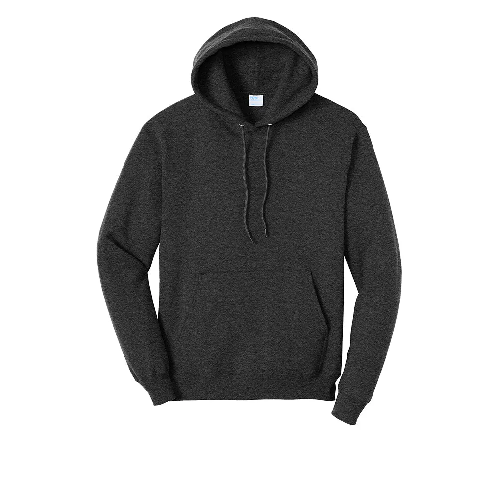 Port & Company® Core Fleece Pullover Hooded Sweatshirt - Black Heather