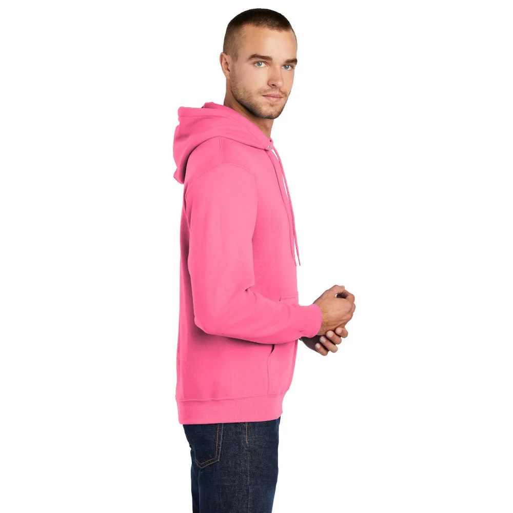 Port & Company® Core Fleece Pullover Hooded Sweatshirt - Neon Pink