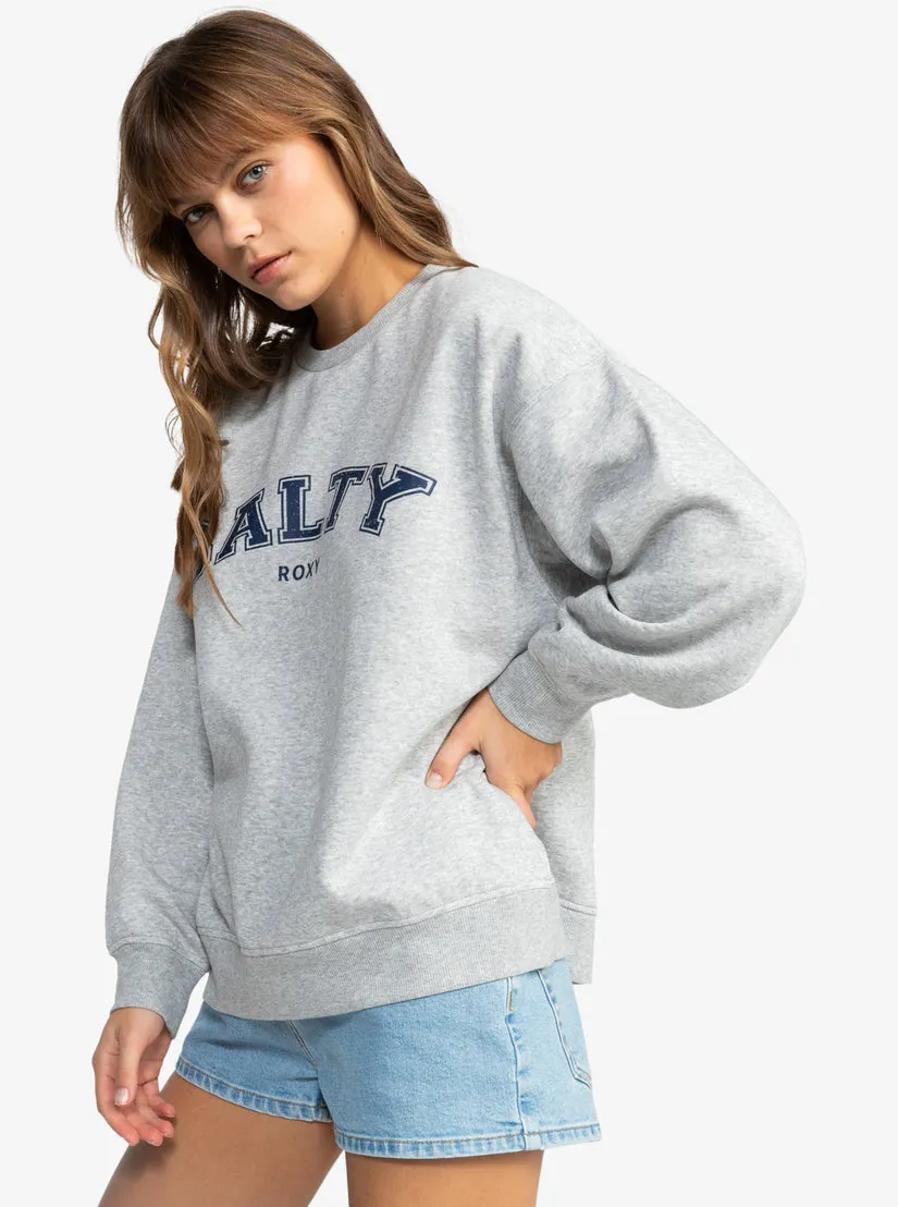 Roxy Morning Hike Crop Sweatshirt