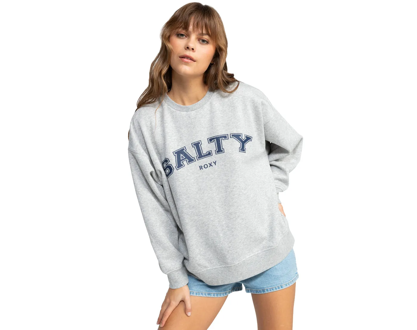 Roxy Morning Hike Crop Sweatshirt