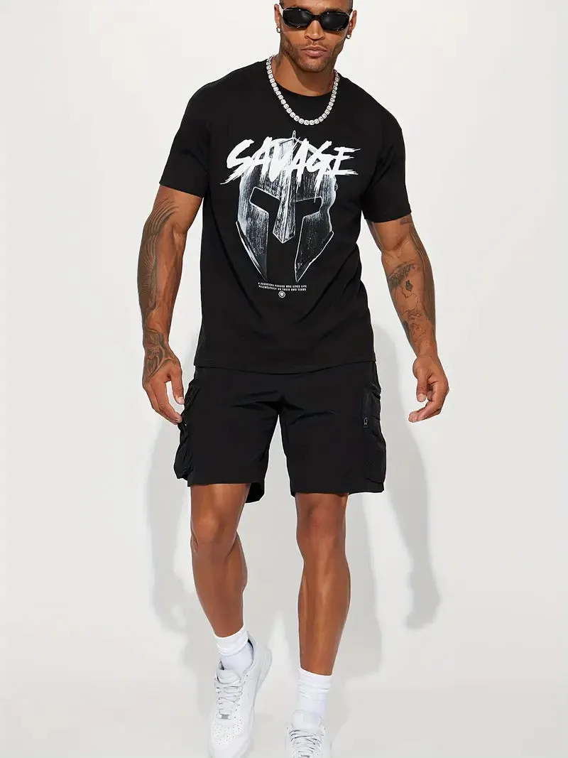 Savage Soldier Short Sleeve Tee - Black