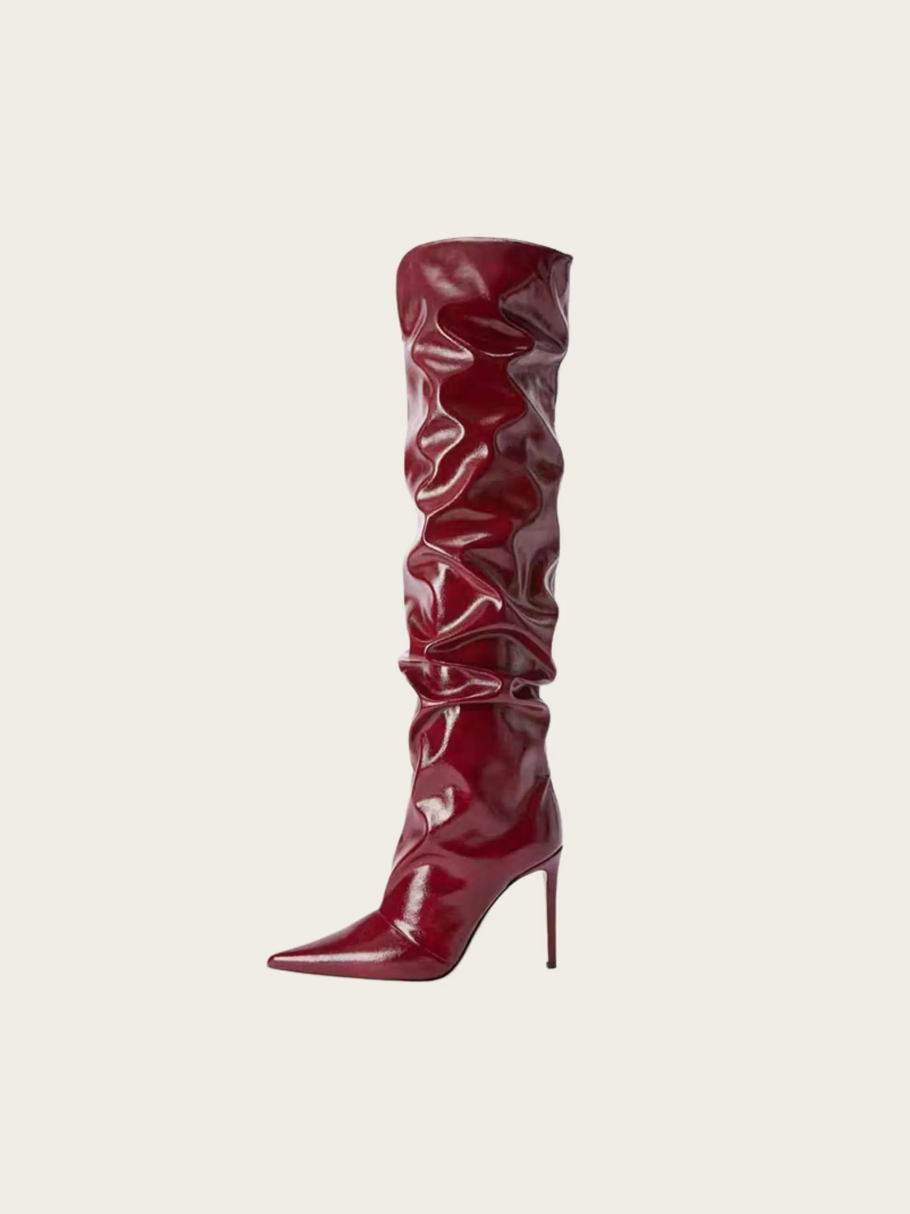 Scarlet Rouge Slouchy Heeled Boots