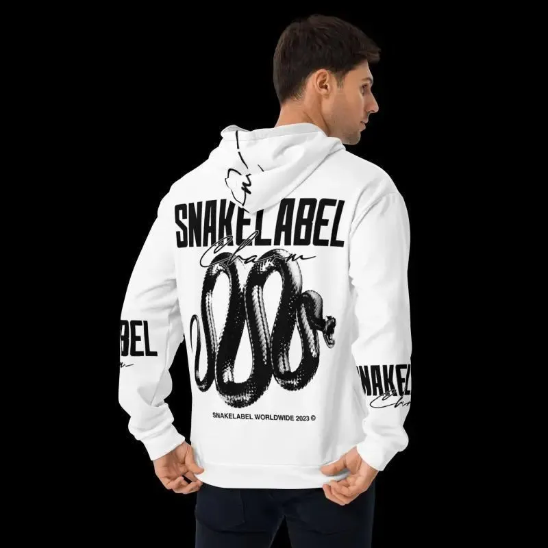 Snake Unisex Hoodie: Cozy Sustainable Pullover with Vibrant Design