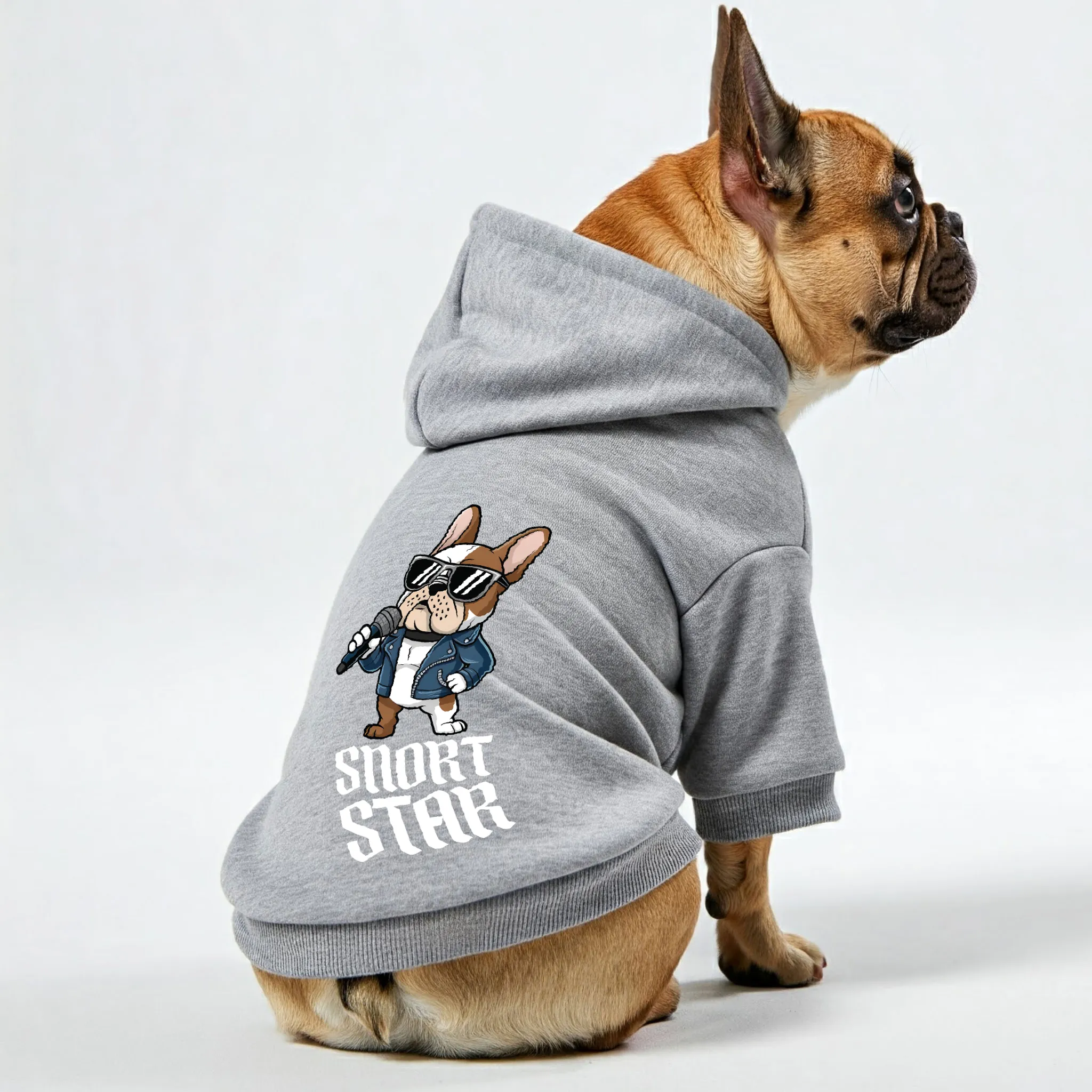 Snort Star - Personalized French Bulldog Hoodies with Funny Quotes – Stylish, Cozy, and Premium 100% Cotton