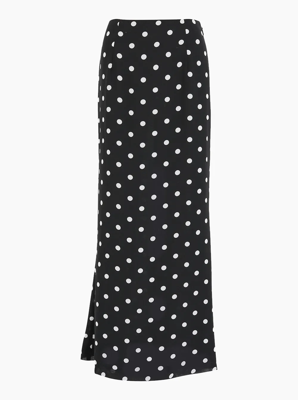 Soft Spot Midi Skirt - Polka Dot