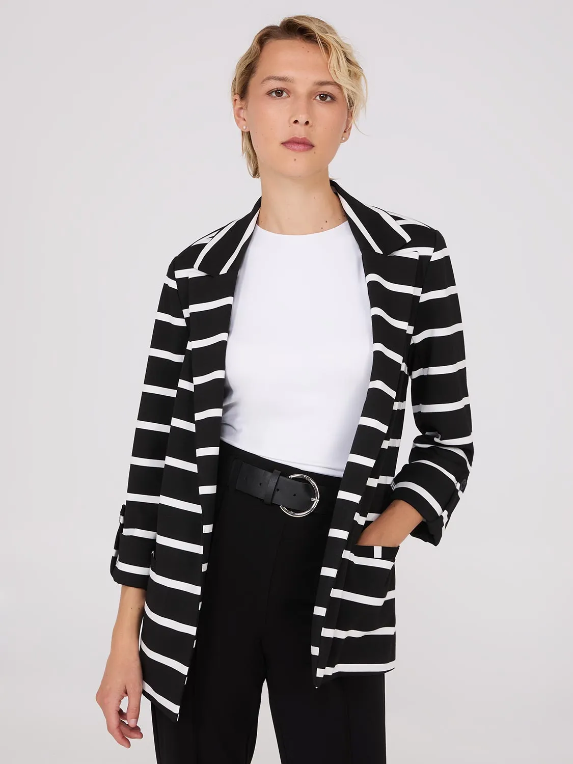 Striped Blazer