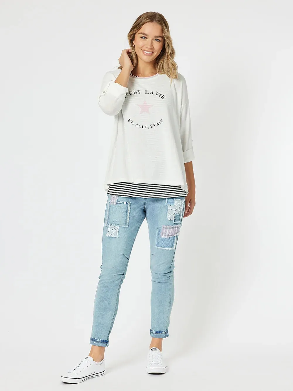 TAYLOR PATCH JEANS