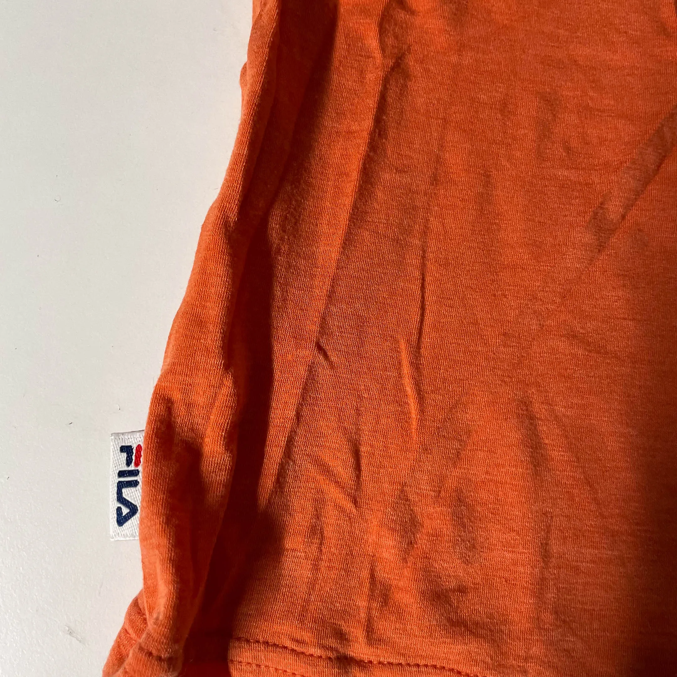 Vintage Orange Fila womens large long sleeve tees