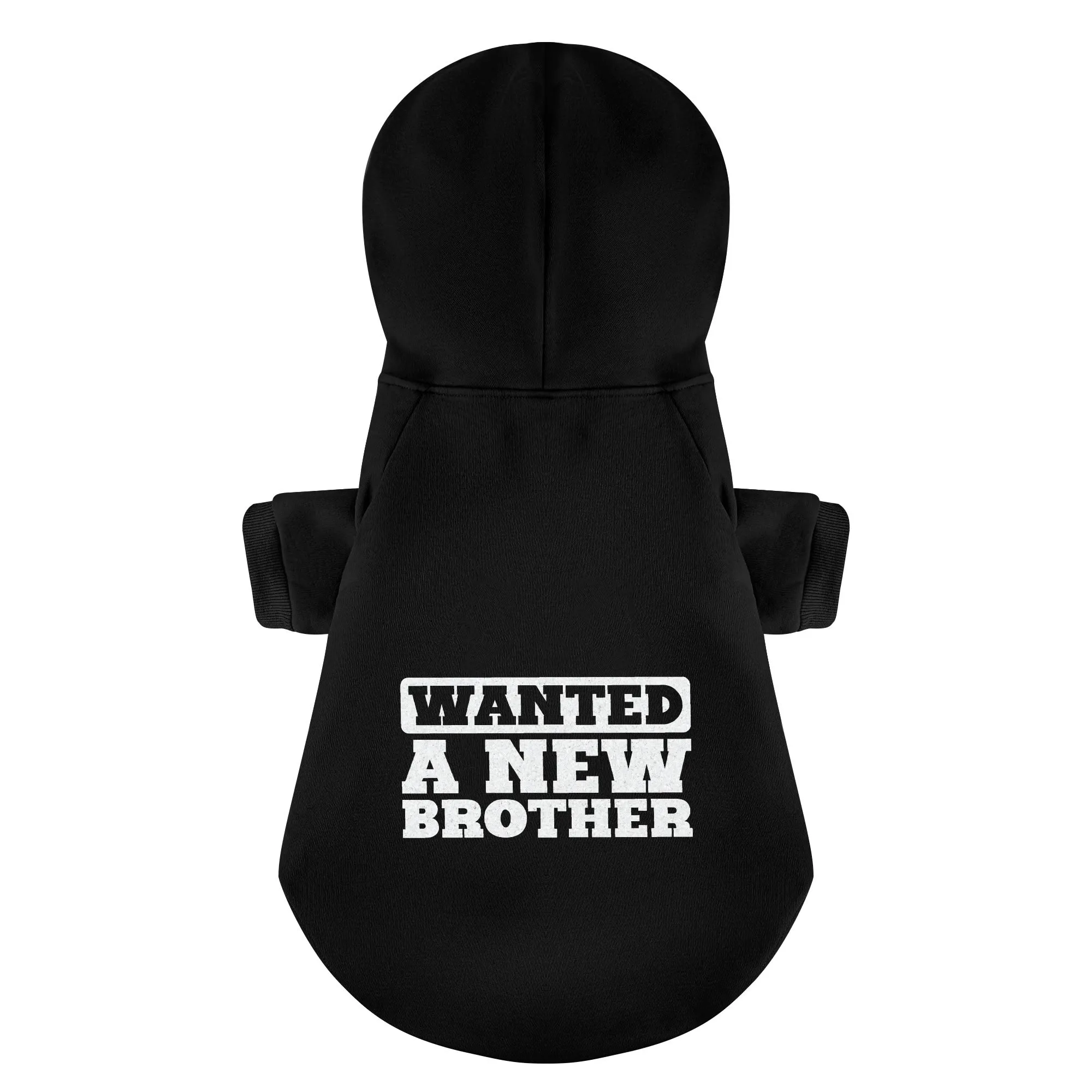 Wanted A New Brother and Not Going Anywhere - Matching French Bulldog Hoodies – Stylish, Cozy & Personalized!