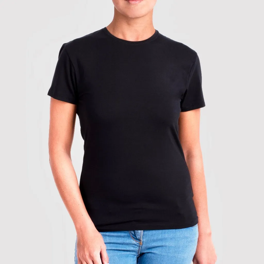 Women’s Bamboo Crew Neck T-Shirt - Essential Range