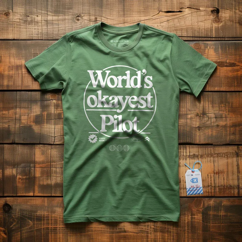 World's Okayest Pilot - T-shirt