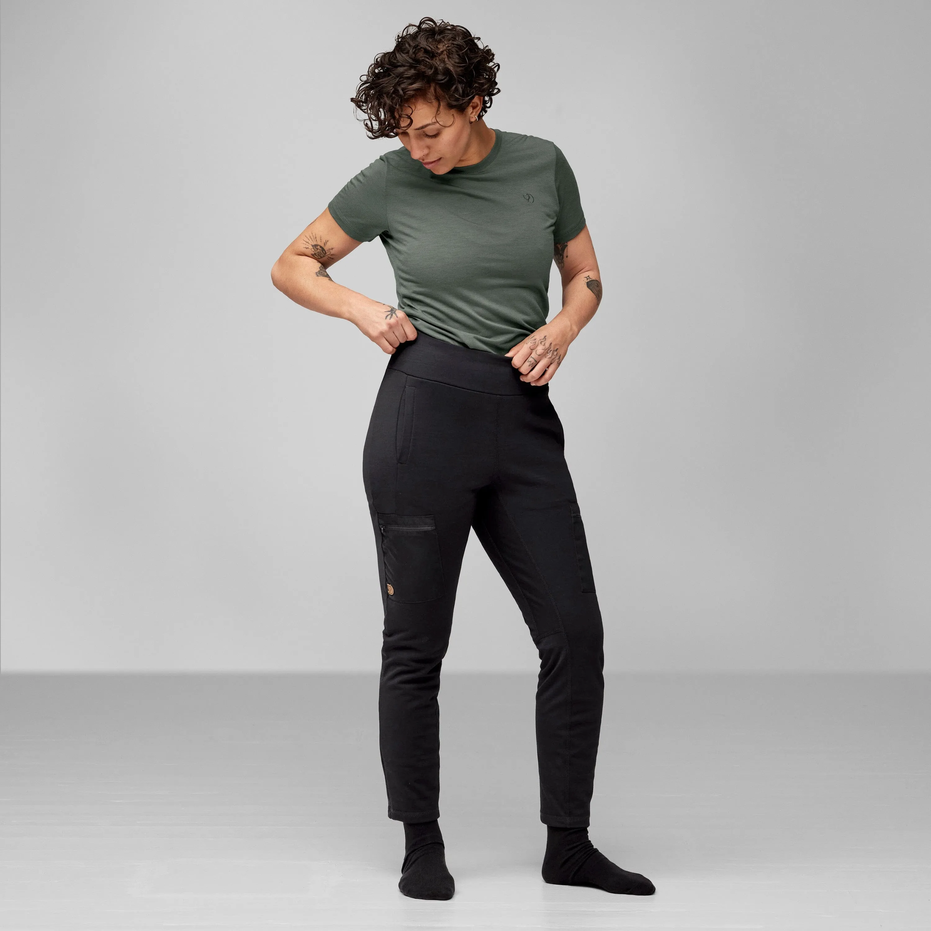 W's Keb Fleece Trousers - Recycled polyester & Organic cotton