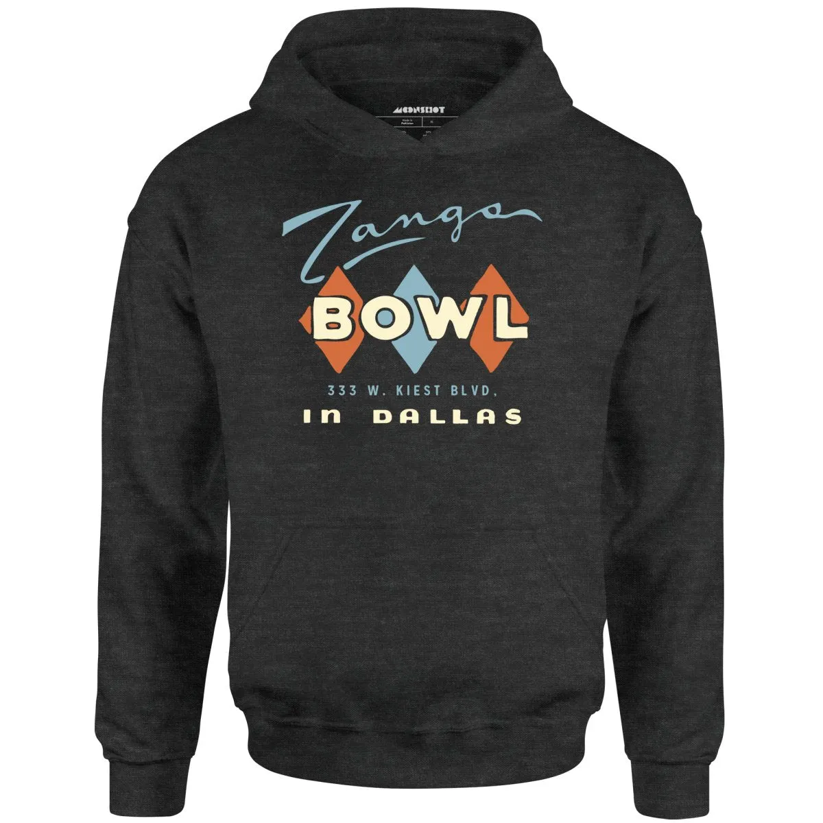 Zangs Bowl - Dallas, TX - Vintage Bowling Alley - Unisex Hoodie